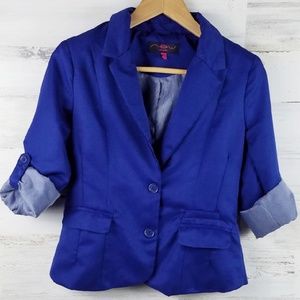 New Look Navy Blue Stripes Inside Blazer